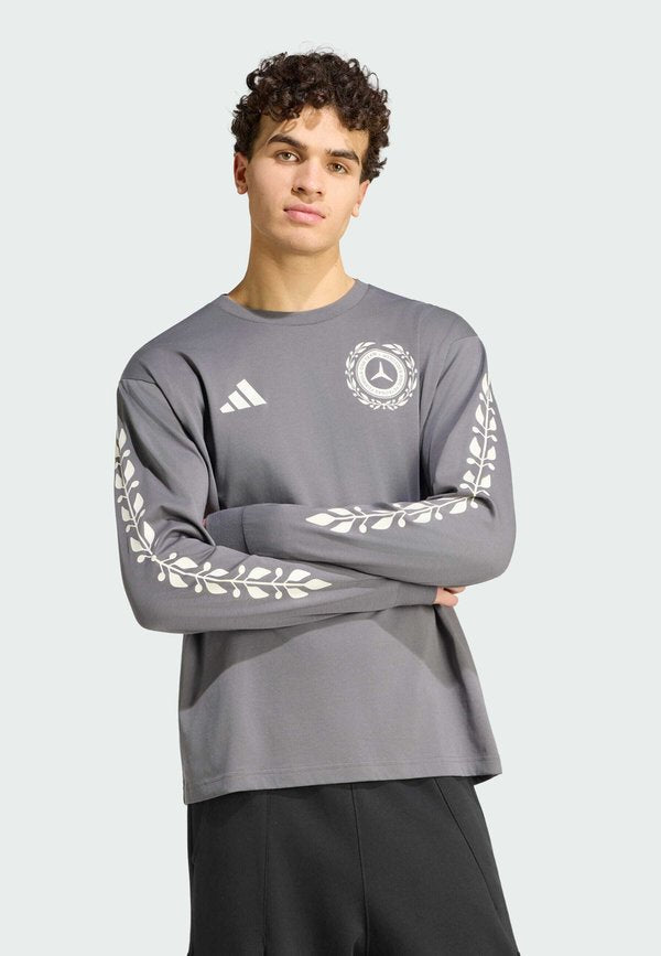 adidas Performance Long sleeved top - granite   off white