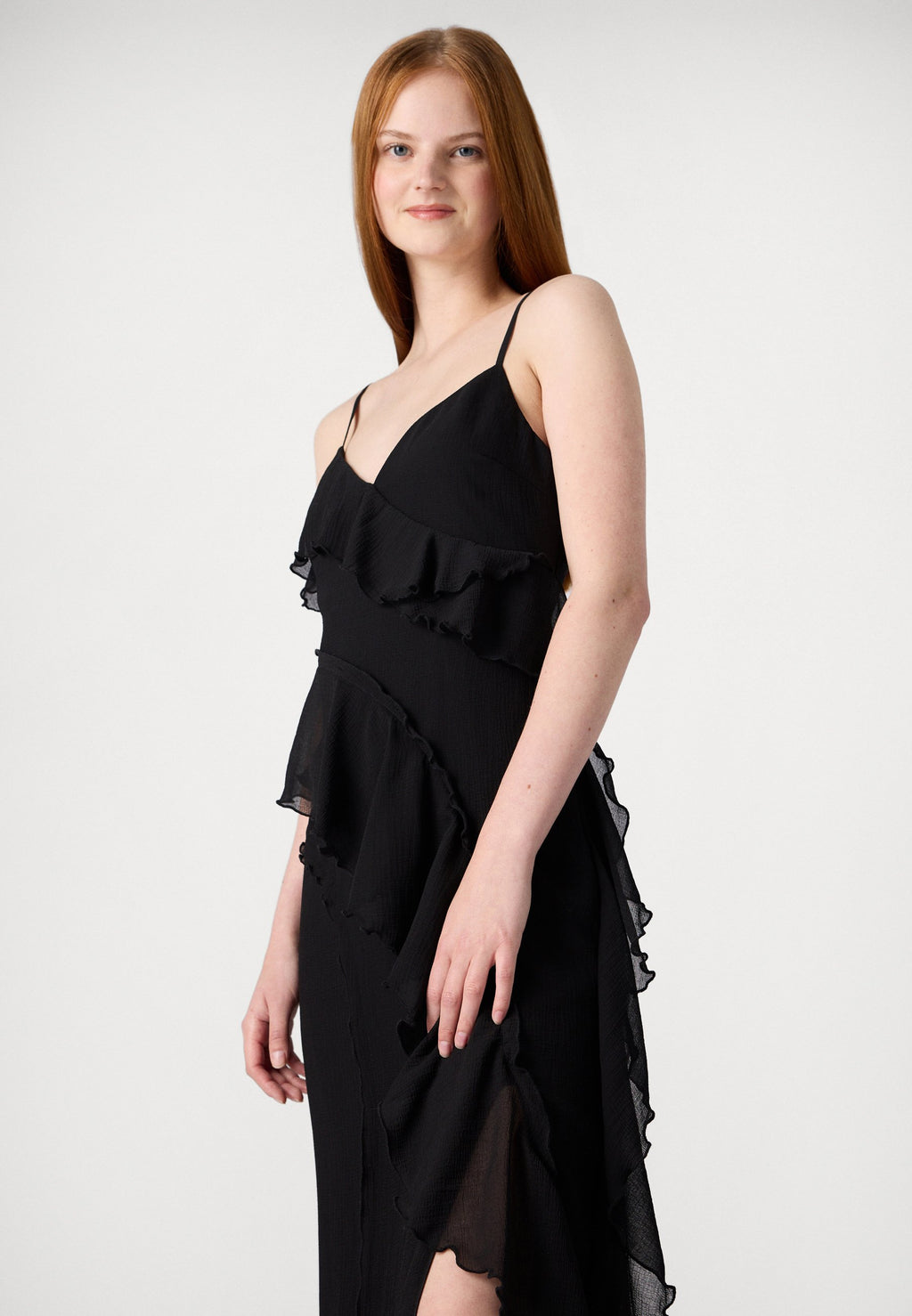 Gina Tricot FRILL MAXI DRESS