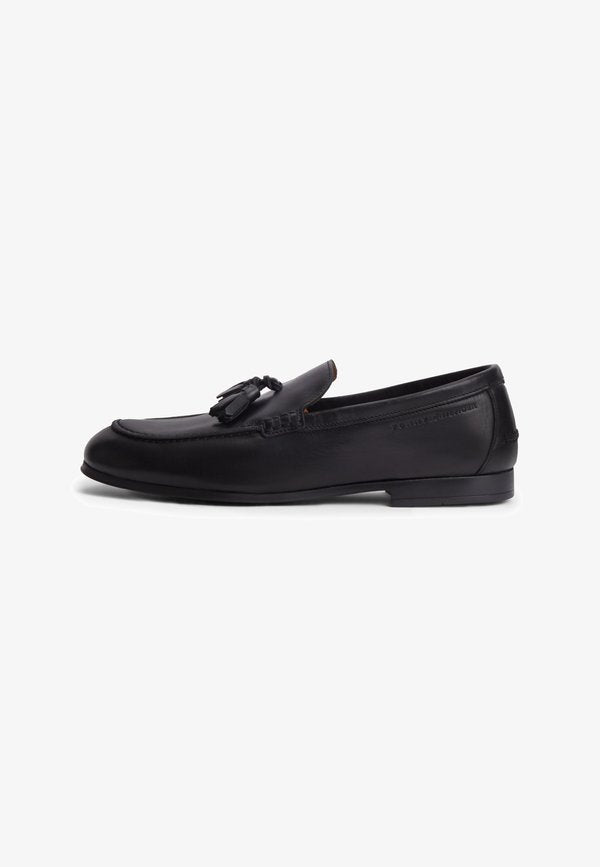 Tommy Hilfiger FLEX HILFIGER LTH TASSEL LOAFER - Slip-ons - black