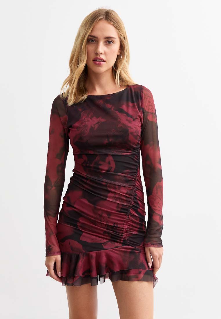 New Look FLORAL PRINT RUFFLED