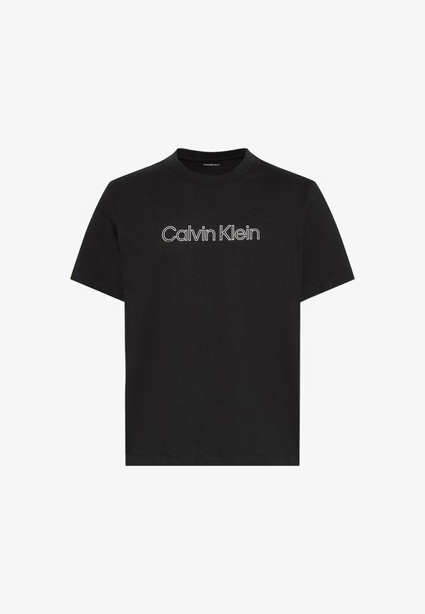Calvin Klein Jeans CALVIN KLEIN JEANS RELAXED LOGO T-SHIRT - Print T-shirt - black