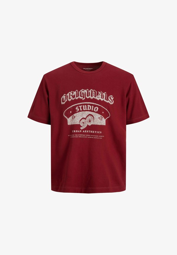 Jack & Jones T- - Print T-shirt - tibetan red