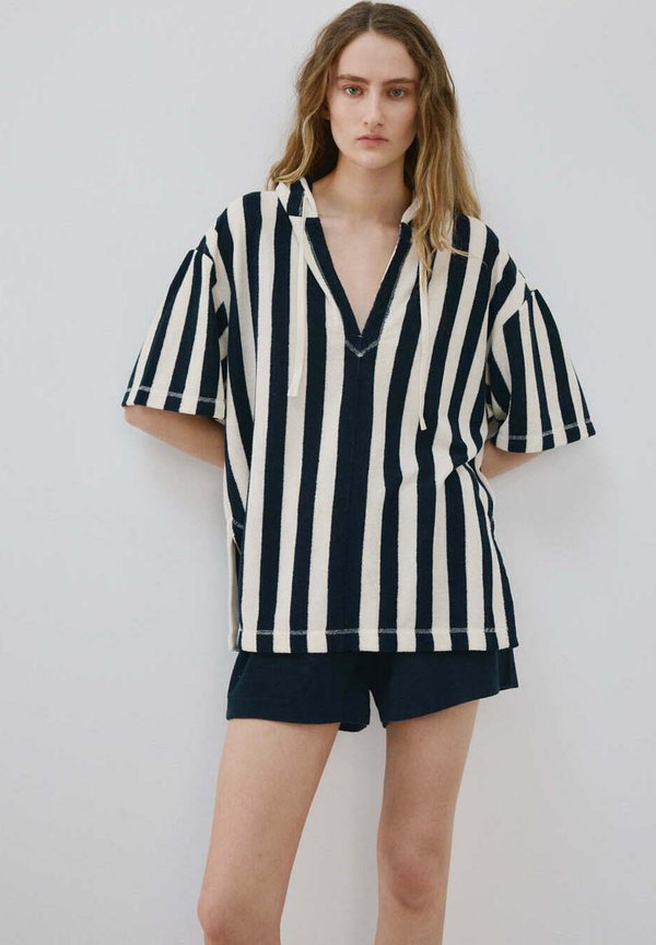 Mango ADULT - Print T-shirt - blue