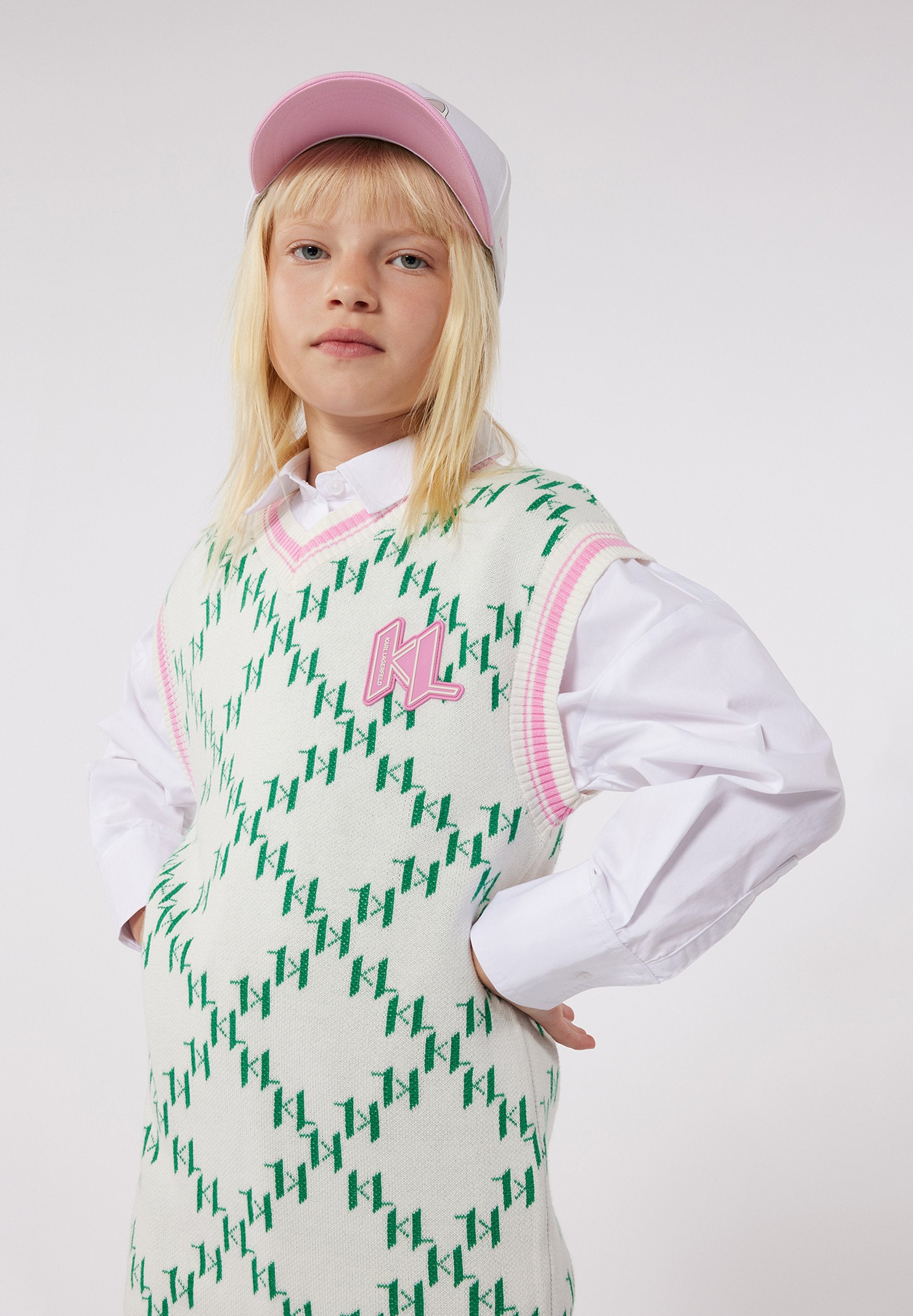 KARL LAGERFELD KIDS Blusenkleid Media 4