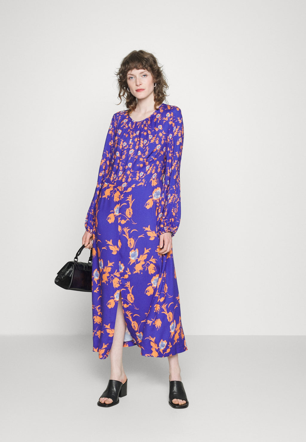 Closet LONDON GATHERED NECK DRESS