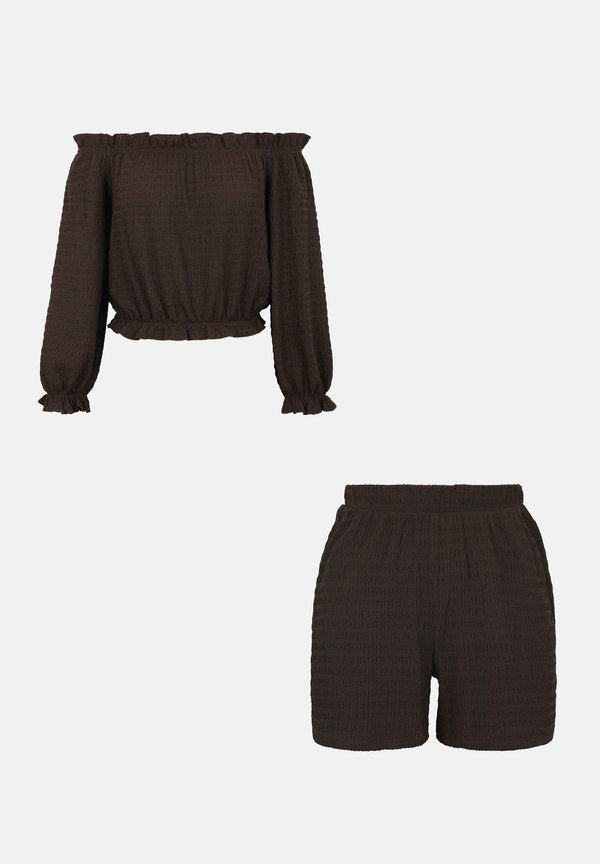 Even&Odd by Zalando SUMMER BARDOT SHIRT + SHORT SET