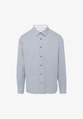 s.Oliver REGULAR MIT STRUKTURMUSTER - Shirt - hellblau