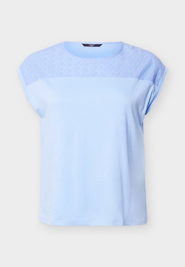 Vero Moda Curve VMCKAYA O NECK - Print T-shirt - vista blue