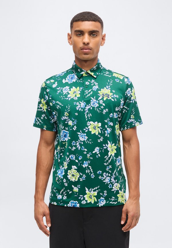 Under Armour MATCHPLAY - Polo shirt - campus ivy/blue fog/academy