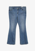 Vero Moda Curve Flared fit VMFLASH Mid rise - Flared Jeans - medium blue denim
