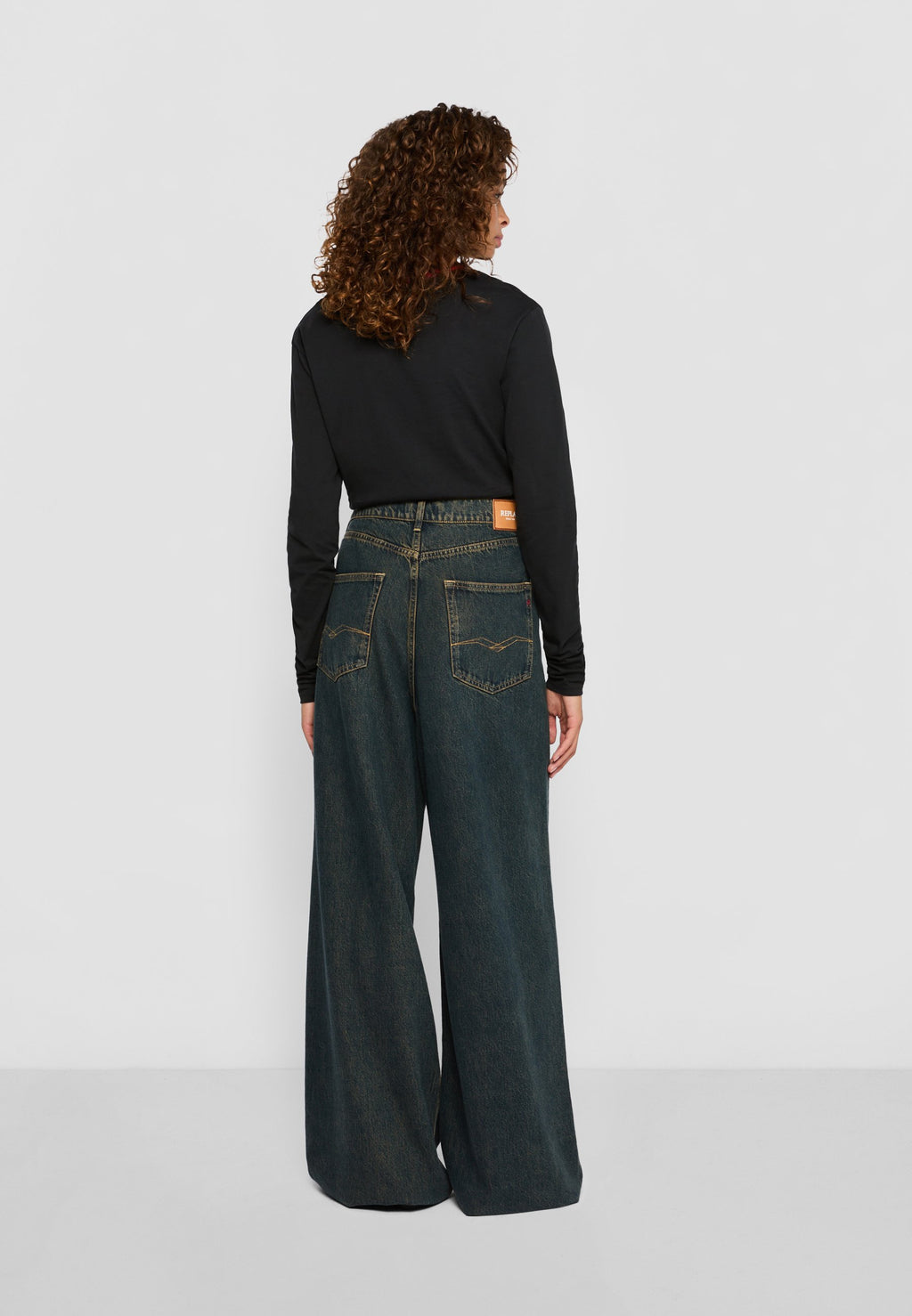 Replay MARGOTT DARK TINTED INDIGO WASHED DENIM