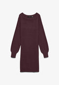 Vero Moda Knitted VMHOLLYKARIS Short - Shift dress - winetasting