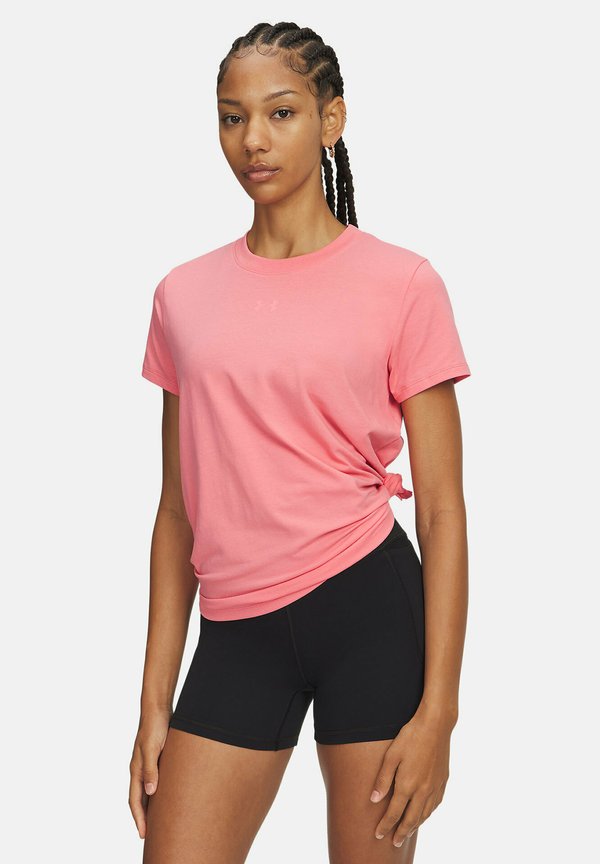 Under Armour RIVAL CORE - Sports T-shirt - bittersweet pink