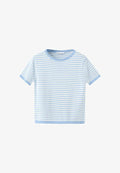Mango ADULT - Print T-shirt - bleu ciel