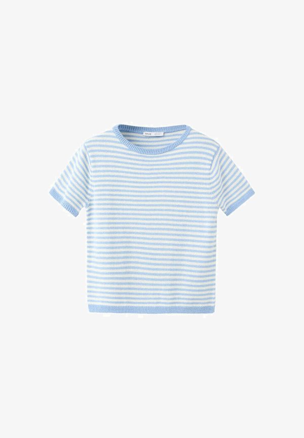 Mango ADULT - Print T-shirt - bleu ciel