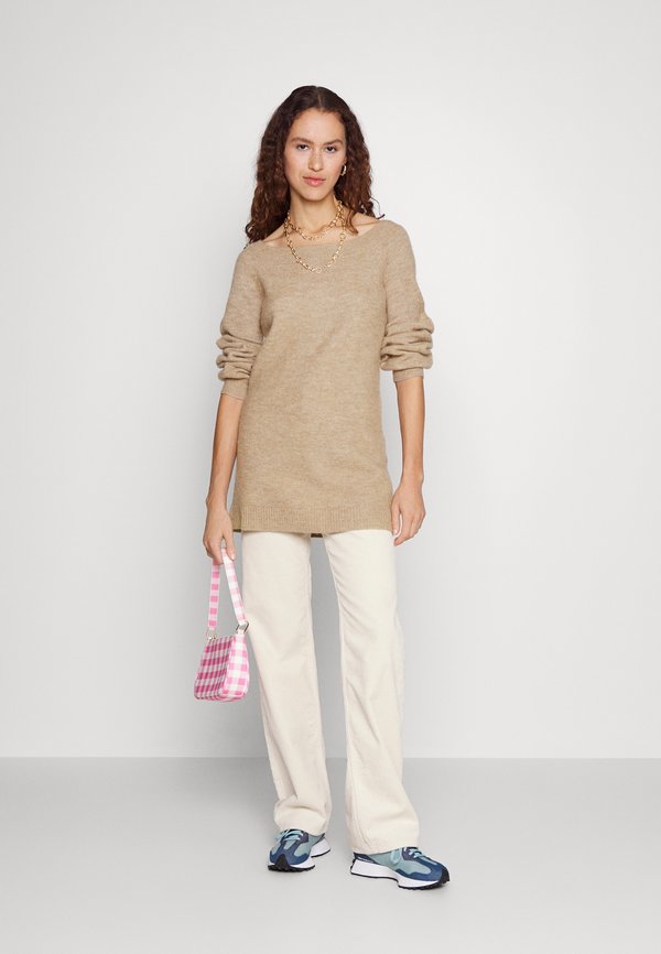 Even&Odd SCHULTERFREI MINI STRICKKLEID