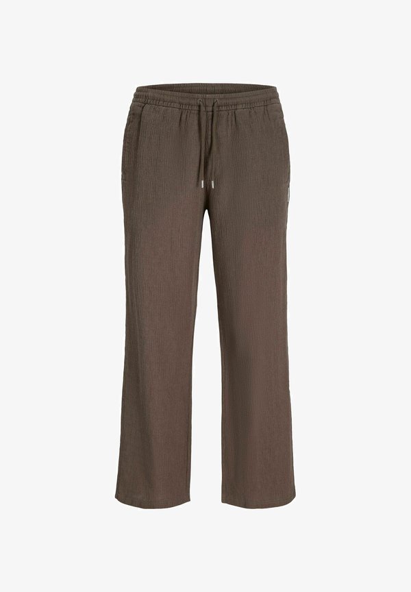Jack & Jones WIDE-LEG TROUSERS WIDE LEG FIT WIDE-LEG TROUSERS - Trousers - morel