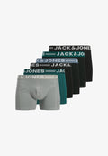 Jack & Jones 6 PACK - Trunks - schwarz   dunkelgrün