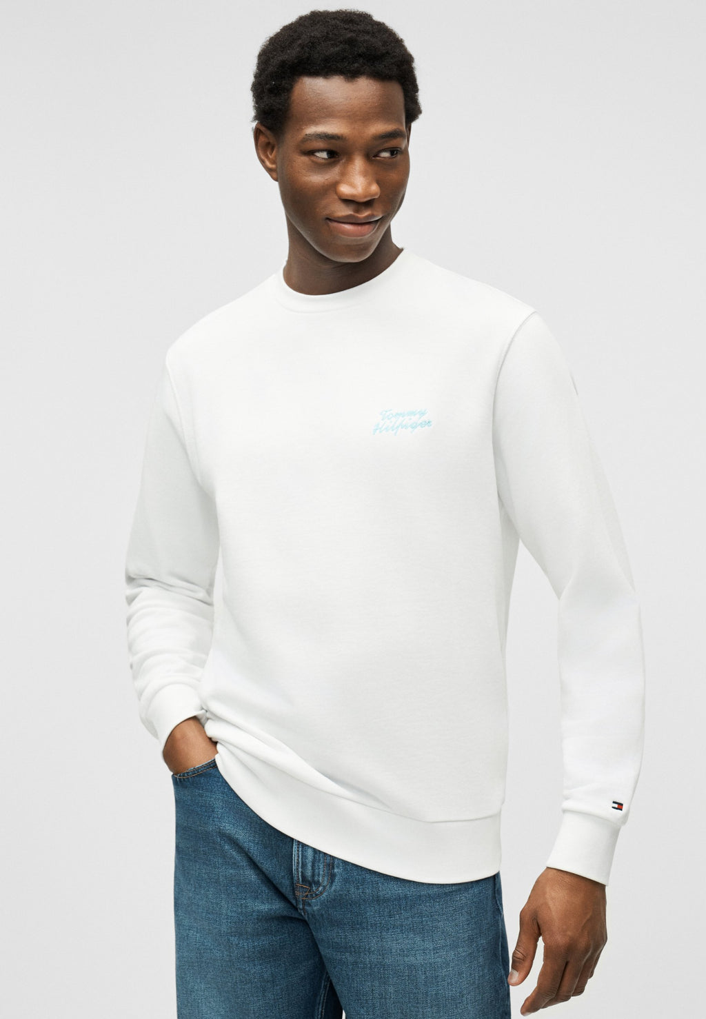 PALM PHOTO PRINT TERRY SWEATSHIRT Media 5