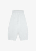 Bershka FOLD-OVER WAIST TROUSERS - Tracksuit bottoms - dark grey