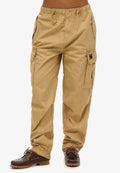 Superdry & Co BAGGY PARACHUTE - Cargo trousers - dress beige