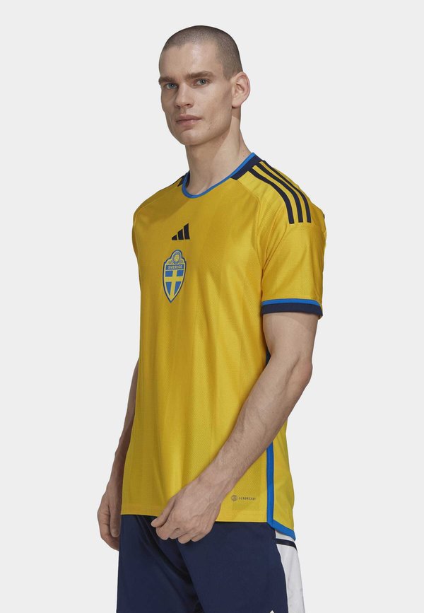adidas Performance SWEDEN SVFF HOME JERSEY - Football jersey - yellow