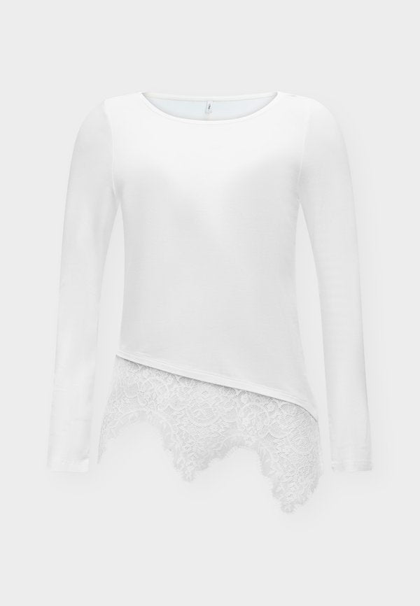 ONLY ONLLAILA - Long sleeved top - cloud dancer