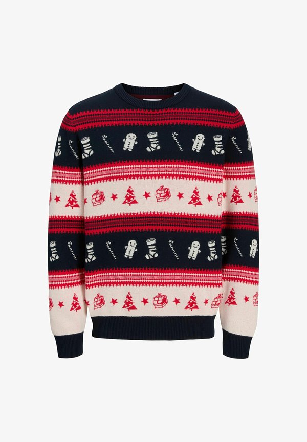 Jack & Jones Knitted X-mas Knitted - Jumper - true red