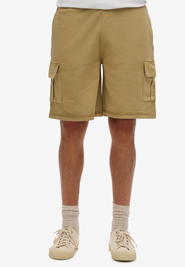 Superdry & Co CONTRAST STITCH - Shorts - washed cappuccino