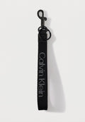 Calvin Klein LOGO WEBBING KEY FOBB UNISEX - Keyring - black/white