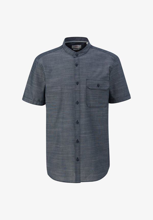 s.Oliver KURZARM MIT HORIZONTALEN STREIFEN
 - Shirt - navy