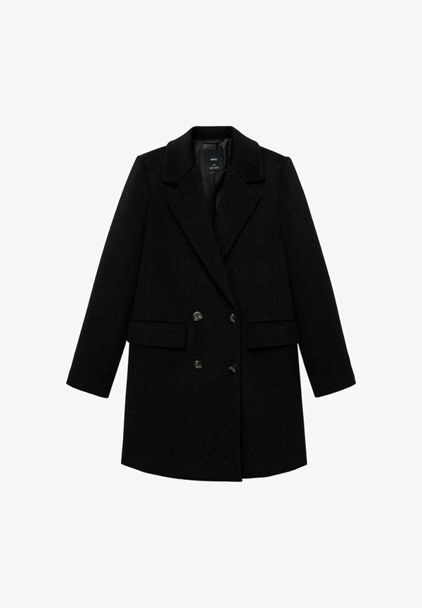 Mango Short coat - black