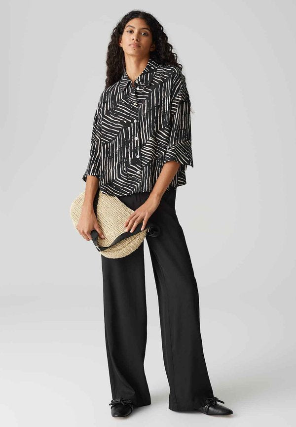 OPUS BOXY FIT TWO TONE PRINT