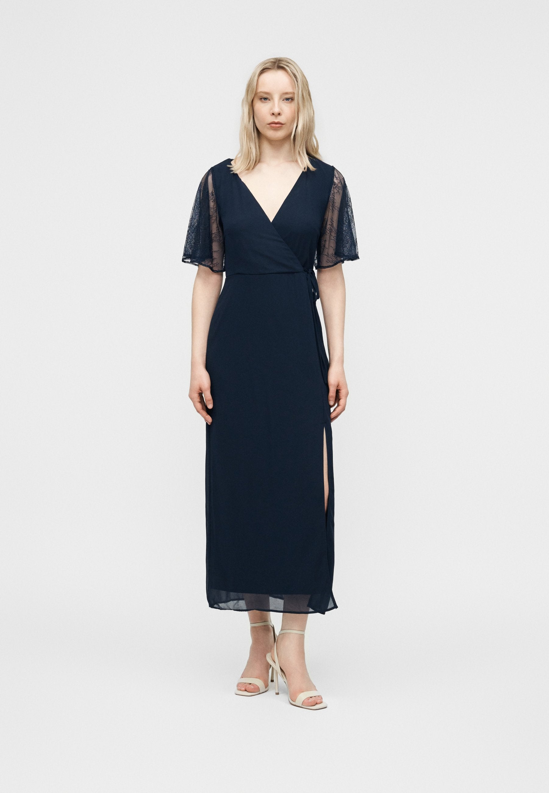 VILA VIURA V NECK ANKLE DRESS