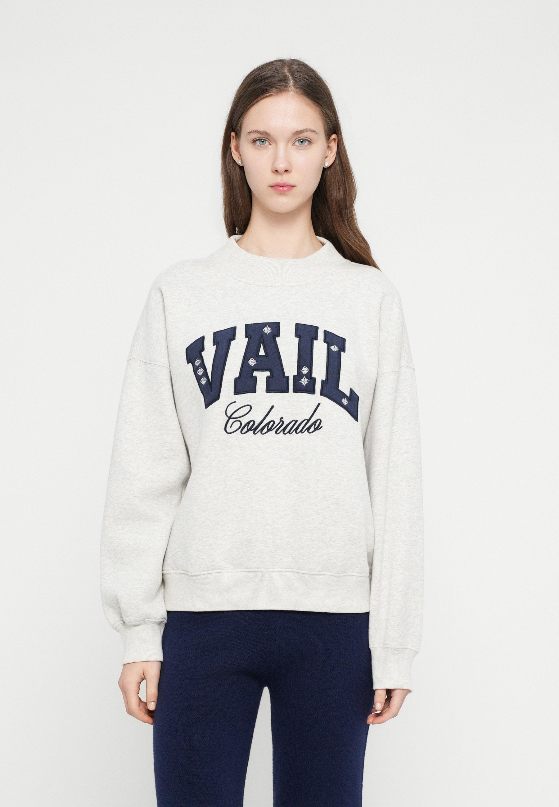Abercrombie & Fitch SKI RESORTS SUNDAY MOCKNECK