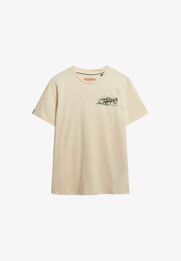 Superdry & Co Print T-shirt - oatmeal beige