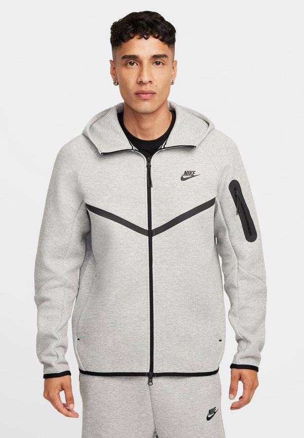 Nike Sportswear Fleece jacket - dk grey heather black