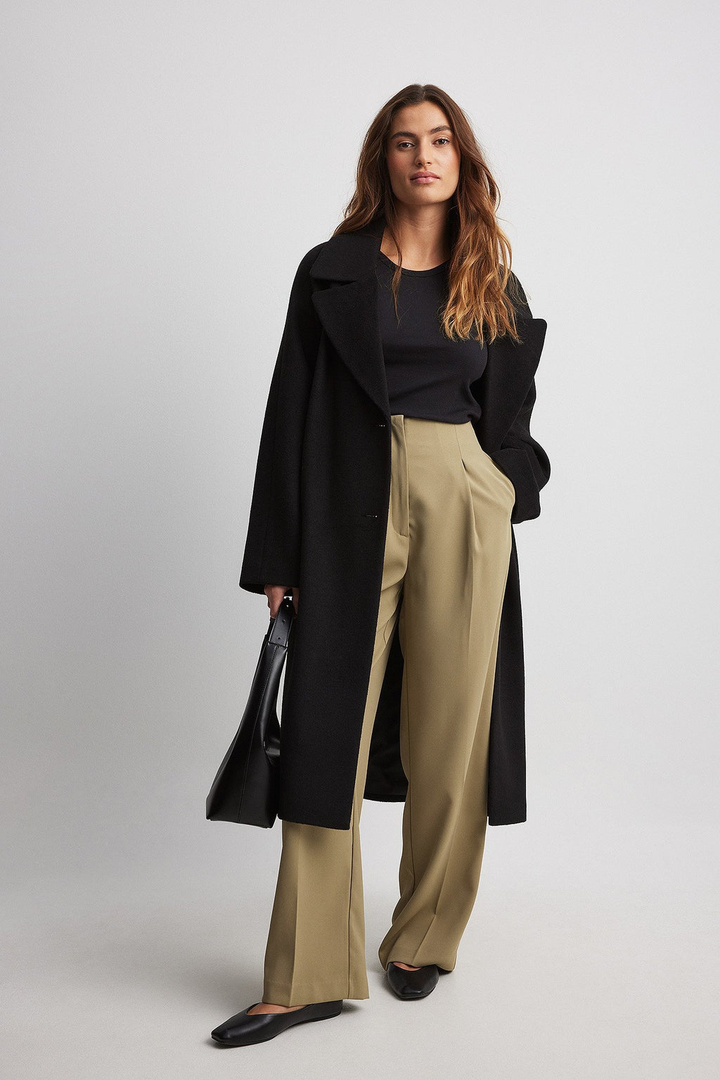 NA-KD WEITE MIT HOHER TAILLE OHNE BUND