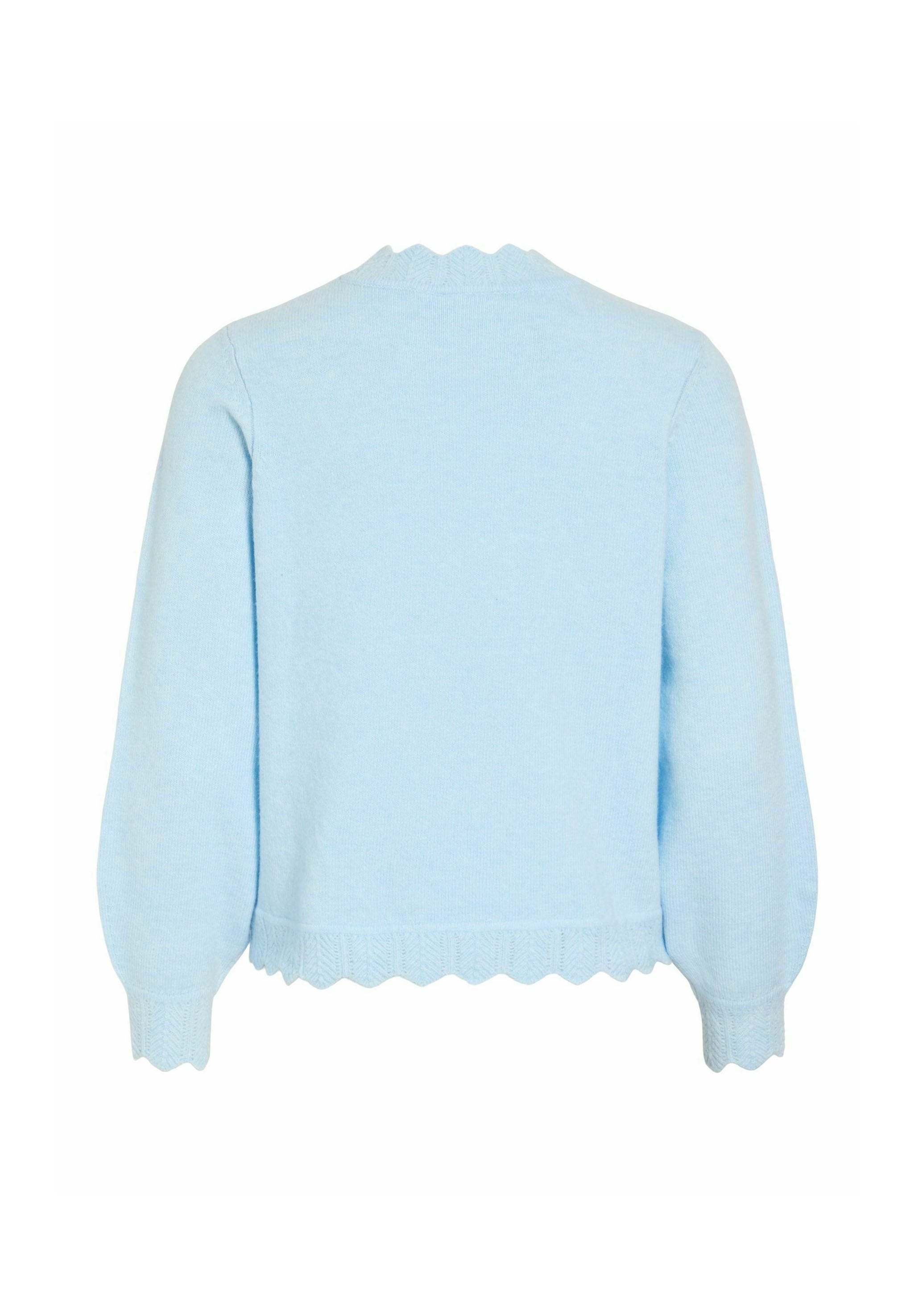 VILA VINIKOLINA O-NECK L/S KNIT TOP - NOOS