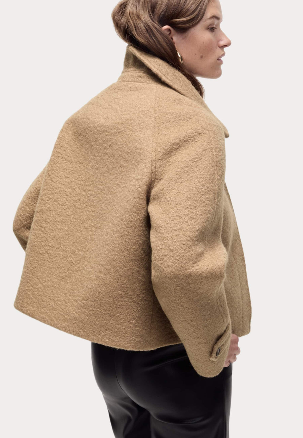 Marks & Spencer TEXTURED COLLARED SHORT COAT