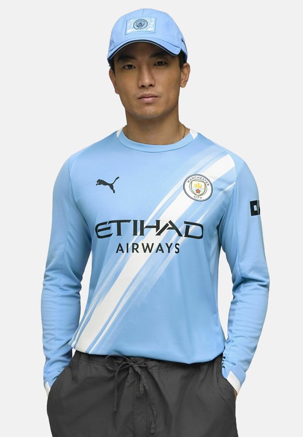 Puma MANCHESTER CITY 25/26 LANGARM-HEIM - Club wear - team light blue white