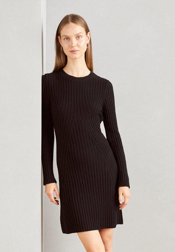 Marc O'Polo DRESS LONGSLEEVE ROUND NECK TRANSFER DETAIL