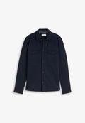 TOM TAILOR TOM TAILOR BLUSEN & SHIRTS SWEAT–OVERSHIRT MIT TASCHEN - Summer jacket - sky captain blue