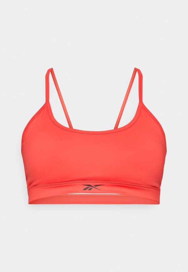 Reebok KENDAL CORE STRAPPY BRA - Medium support sports bra - energy red