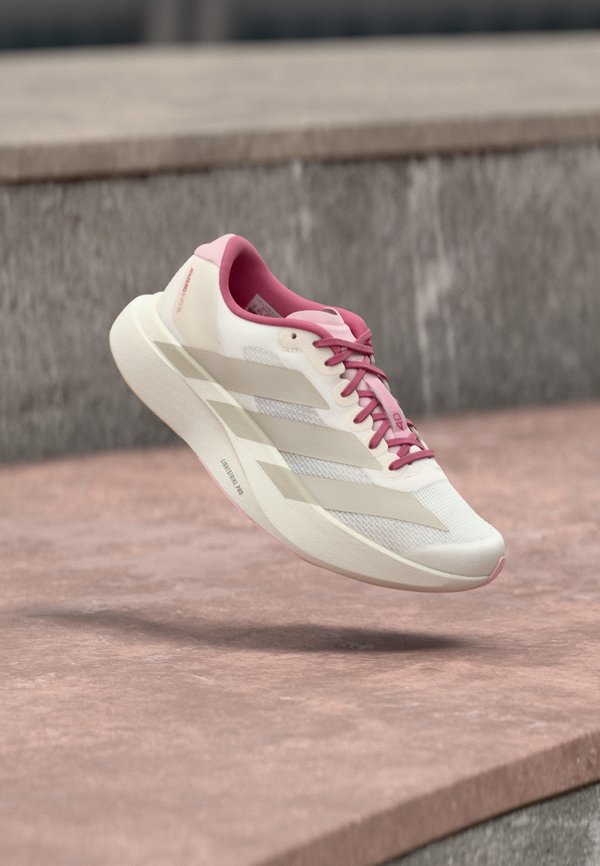 adidas Performance ADIZERO EVO SL W - Trainers - core white/alumina/dual magenta