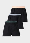 Calvin Klein Underwear ICON 3 PACK - Boxer shorts - black/darkest spruce