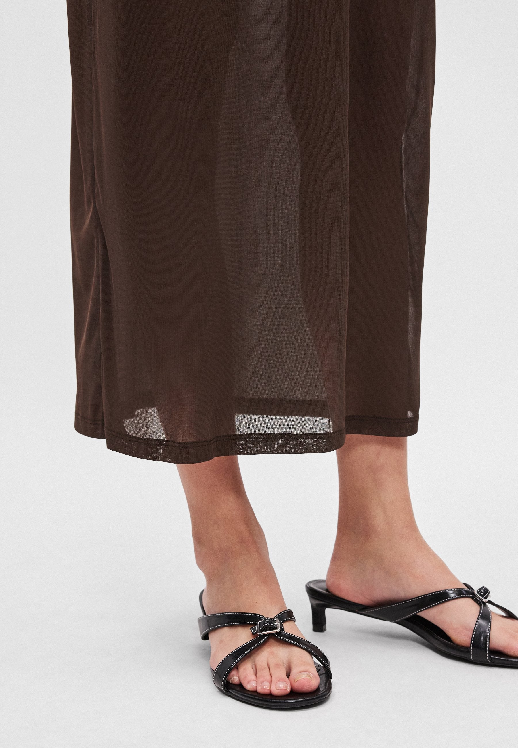 Gina Tricot SHEER MIDI SKIRT