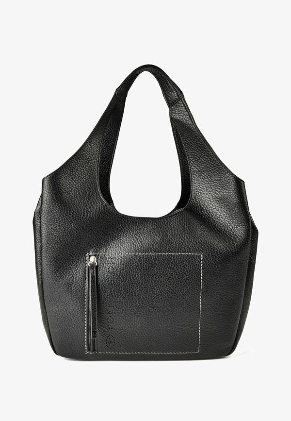 TOM TAILOR ANALISA SCHULTERTASCHE L 33 CM - Handbag - black