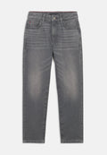 WHISKERED STRAIGHT LEG JEANS Media 1