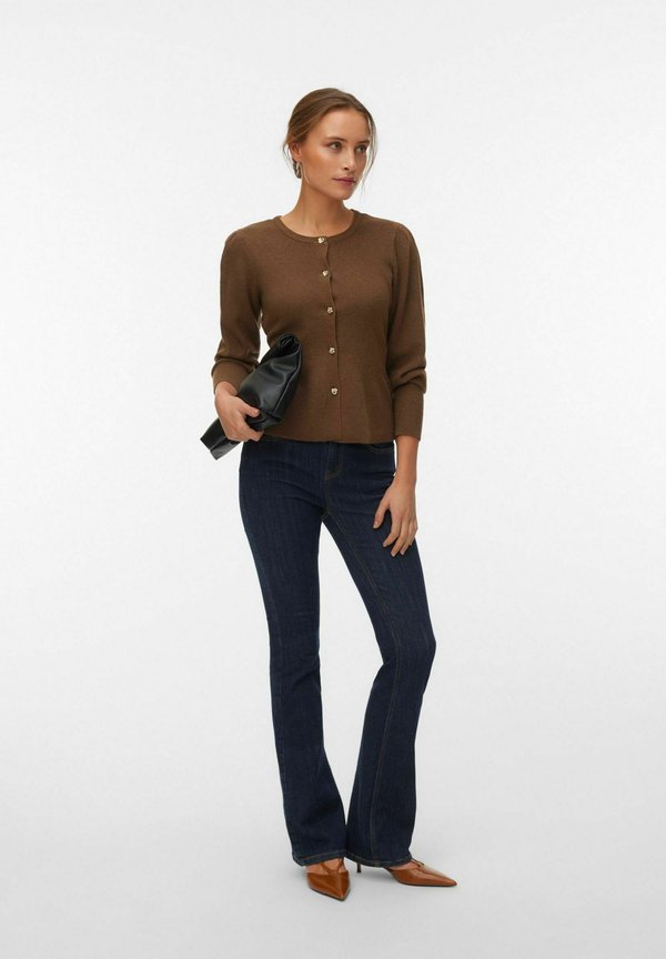 Vero Moda VMLIGHT Knit - Cardigan - carafe